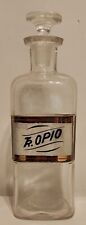 Rare old Wt&co USA Tr OPIO OPIUM pharmacy bottle 8
