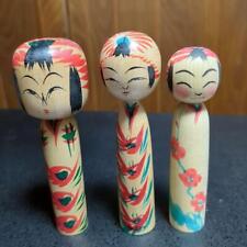 3 set of Traditional Kokeshi Dolls picture