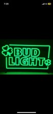 Bud Light Shamrock St Paddy’s LED  picture