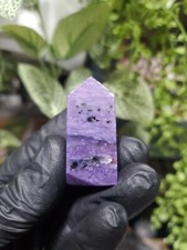 Charoite Mini Tower 26g  Em81 picture