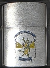 Vintage Metal Zippo, USS Cayuga LST-1186, You Call We Haul, Tank Landing Ship picture