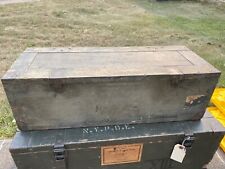ORIGINAL WWII GERMAN FLAK38 20MM WOODEN AMMO CRATE-DATED 1944 picture