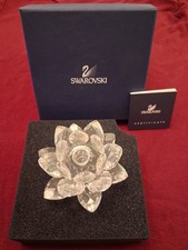 SWAROVSKI Crystal 1985 3” Water Lily Candleholder / Figurine 5074103 / 011867 picture