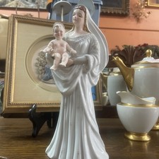 1949 Florence Ceramic Madonna and Child  Rare picture