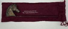 Reed & Barton 274 Horse Head Desk Letter Opener Silver Plate Vintage Equestrian picture