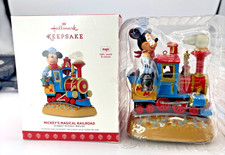 2017 Hallmark MICKEYS MAGICAL RAILROAD MAGIC LIGHT, SOUND & MOTION Ornament (R4) picture