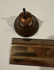 Vintage Miniature Thumb Pump Oil Can Small Antique Copper Brass Oiler Steampunk picture