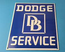 Vintage Dodge Brothers Sign - Sales & Service Gas Automobile Pump Plate Sign picture