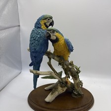 Country Artists Macaw Sculpture “Sapphire & Gold”by Keith Sherwin - Ltd Edition picture