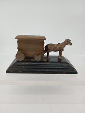2004 Badcock 100 Years Of Customer Satisfaction Bronze Horse & Buggy Read picture