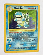 Pokemon Blastoise 2/102 Base Set Rare Holo 1999 Unlimited picture