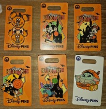 Disney Happy Halloween 2026 6 Pin Set Plus One Baby Yoda New  picture