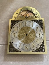 TREND SLIGH GRANDFATHER CLOCK FACE WITH MOON DIAL for Hermle 451-050 etc picture