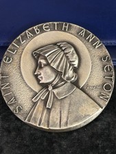 Vintage Collector Coin in Case, St. Elizabeth Seton, Sisters of Charity (CA607) picture