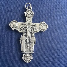 Vintage Peace Jubilee 2000 Crucifix JUBILAEUM PACIS ALPHA OMEGA picture
