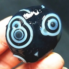 Rare 17.8G Natural Gobi Agate Eyes Agate/stone Madagascar B1780 picture