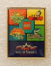 Vintage Pinback Button Souvenir Pin Mall of Ameica LEGO Club Snoopy picture