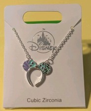New Disney Parks Ariel Minnie Ears Necklace Little Mermaid  picture