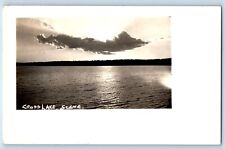 Crosslake Minnesota MN Postcard RPPC Photo Scene Sea View c1910's Posted Antique picture