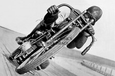 1921 Otto Walker Harley Davidson Motorcycle Boardtrack Racing 24x36 Photo Poster picture