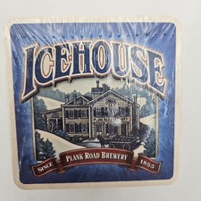 Icehouse Coasters, Sleeve of 100, New in Package Plank Road Brewery picture