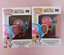 Two Funko Pops Animation One Piece Tony Tony Chopper #99 OG 2016 And New 2023 picture
