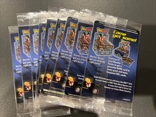 Lot (10) 2001 Dragon Ball Z 1 card & Character Bio Per Sealed Pack  Saiyan Saga picture