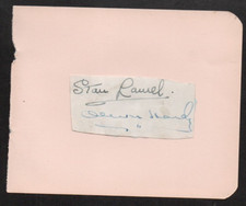 Stan Laurel Oliver Hardy genuine authentic signed autograph signature COA UACC picture