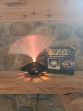 Vintage Mid Century Modern UFO Fiber Optic Table Lamp In Box  picture