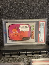 1990 Topps Simpsons #6 I Have An Announcement To Make PSA 9 💎 Bart Homer picture