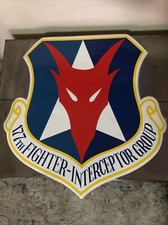 Rare Original Authentic USAF New Jersey Devils 177th Wing F-106 Tail Flash Decal picture