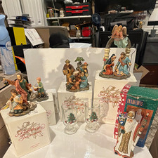 Holiday treasures, blessed, victorious nativity, holy family, vintage ￼￼ picture