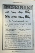 1907 Advertisement Franklin Automobile picture