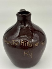Bebee Hills Of Old Kentucky Scratch Whiskey Jug Mid Century Farmhouse Pottery picture