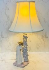 Vintage Nao Lladro Table Lamp Girl SO SHY picture