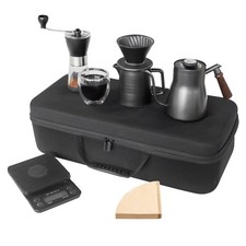 SOTECH Pour Over Coffee Maker Set - 304 Steel Kettle, Grinder, Dripper, Server picture