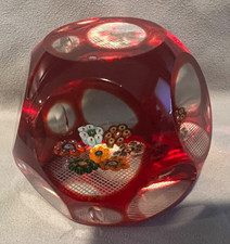 Murano Art Glass multi Faceted Millefiori 3