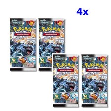 4x Pokemon SCARLET & VIOLET Black Bolt & White Flare SV11ST Pack Sealed New picture