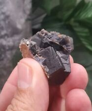 Black Rose Fluorite Cluster Specimen, Black Rose Fluorite Raw Stone 24g picture