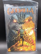 IDW Comics Godzilla: Here There Be Dragon 5 Exclusive Variant Signed By Tieri picture