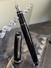 PILOT Namiki Falcon ELABO Fountain Pen Black and Rhodium, Soft Broad 14K Nib picture