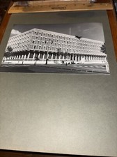 Vintage US Embassy in London Mounted Architecture Photo Eero Saarinen Architect picture