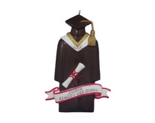 Personalized Graduation Gown Boy / Girl Christmas Ornament  picture