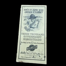 3,000  Govt Homesteads Pine Ridge Rose Bud Indian  Reservations SD 1911 Pamphlet picture