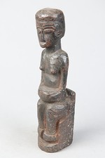 Makonde Seated Figure, Mozambique, African Tribal Arts, African Figures picture