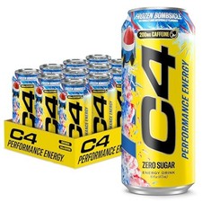 C4 Performance Energy Drink with Zero Sugar, Frozen Bombsicle, 12pk picture