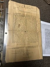 Original World War II United States Army General Orders document 1945 Patton picture