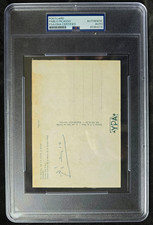 PABLO PICASSO SIGNED Cannes Côte d'Azur France Postcard PSA Authentic picture