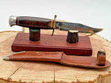 Vintage Edge Brand #436 Original Bowie Knife W Sheath Solingen Germany--2266.26 picture