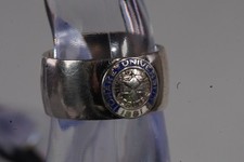 Vintage Kinney Sterling Silver Drake University 1881 Enamel Ring Siz (NJL030545) picture